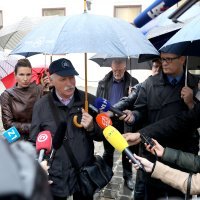 Čelnici školskih sindikata na Markovom trgu