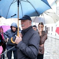 Čelnici školskih sindikata na Markovom trgu