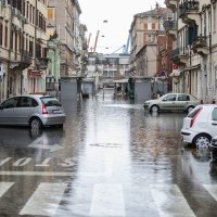 Poplavljena riječka tržnica zbog jakog juga i velike količine oborina