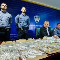Splitska policija pokazala zaplijenjeno zlato
