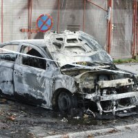 Očevid u Gradišćanskoj ulici u Zagrebu, gdje je zapaljen automobil