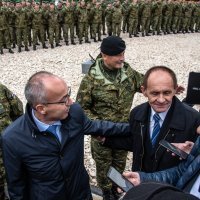 Kolinda Grabar Kitarović otvorila vojarnu 'Hrvatski branitelji Istre' u Puli