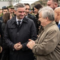 Kolinda Grabar Kitarović otvorila vojarnu 'Hrvatski branitelji Istre' u Puli