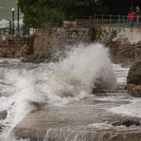 Olujno jugo u Opatiji