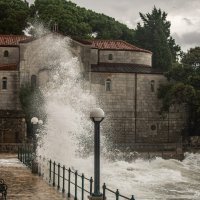 Olujno jugo u Opatiji