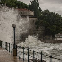 Olujno jugo u Opatiji