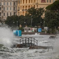 Olujno jugo u Opatiji