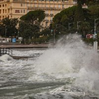 Olujno jugo u Opatiji