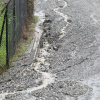 Zagreb: Radovi u ulici Donje Prekrižje za vrijeme obilnih kiša pretvaraju se u obilne lokve