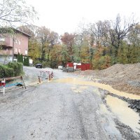 Zagreb: Radovi u ulici Donje Prekrižje za vrijeme obilnih kiša pretvaraju se u obilne lokve