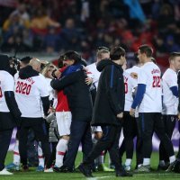 Hrvatski nogometaši slave odlazak na EURO 2020