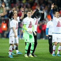 Hrvatski nogometaši slave odlazak na EURO 2020