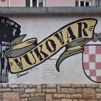 Pula - Grafit posvećen Vukovaru u Vukovarskoj ulici