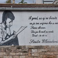 Pula - Grafit posvećen Vukovaru u Vukovarskoj ulici