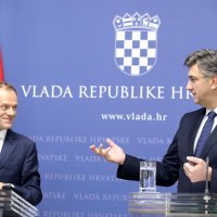 Andrej Plenković i Donald Tusk dali izjavu medijima nakon sastanka