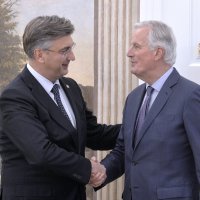 Andrej Plenković i Michael Barnier