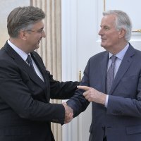 Andrej Plenković i Michael Barnier