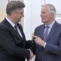 Andrej Plenković i Michael Barnier