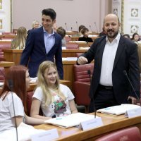 U Saboru je održana sjednica djece i zastupnika Hrvatskog sabora