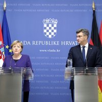 Angela Merkel i Andrej Plenković