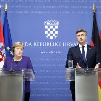 Angela Merkel i Andrej Plenković