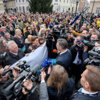 Premijer Andrej Plenković ispred prosvjednika