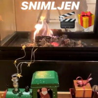 Franka Batelić - snimanje božićnog spota