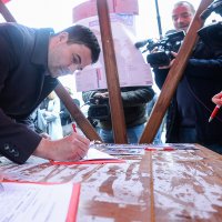 Davor Bernardić s kolegama dao potpis kandidatu Zoranu Milanoviću