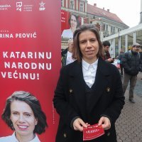 Prikupljanje potpisa za Katarinu Peović, kandidatkinju za predsjednicu