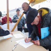 Prikupljanje potpisa za Miroslava Škoru, kandidata za predsjednika