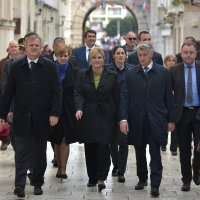 Kolinda Grabar Kitarović s gradonačelnikom Zadra Brankom Dukićem