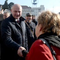 Zagreb: Predsjednički kandidat Mislav Kolakušić dobio podršku Živog zida