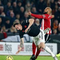 Sheffield (David McGoldrick) - Mancheser United (Phil Jones)