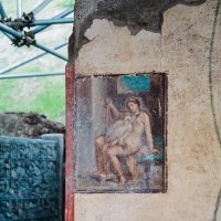Freska 'Leda i labud'