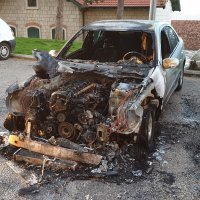 Požar automobila u Imotskom