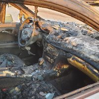 Požar automobila u Imotskom