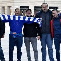 Navijači zagrebačkog Dinama u Milanu uoči utakmice Lige prvaka protiv Atalante