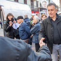 Rijeka: Miroslav Škoro posjetio Korzo uoči prikupljanja potpisa