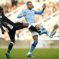 Newcastle United (Allan Saint-Maximin) - Manchester City (Kyle Walker)