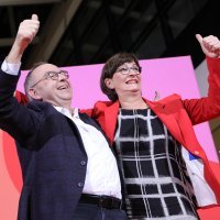 Saskia Esken i Norbert Walter-Borjans