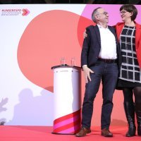 Saskia Esken i Norbert Walter-Borjans