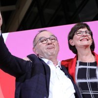 Saskia Esken i Norbert Walter-Borjans