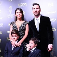 Antonella i Lionel Messi s djecom