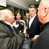 Predizborni skup predsjedničkog kandidata Zorana Milanovića