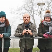 Petra Čulig, James Jackson i Monika Korša iz Udruge BIOM