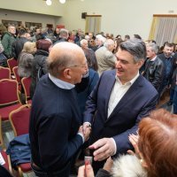 Predizborni skup predsjedničkog kandidata Zorana Milanovića