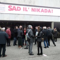 Zagreb: Sad il' nikada, predizborni skup Miroslava Škore u Lisinskom