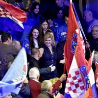 Skup Kolinde Grabar Kitarović na splitskim Gripama