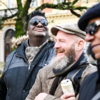 Zagreb: Članovi benda UB 40 uz Ribafisha na humanitarnoj akciji ROKotok na Fuliranju