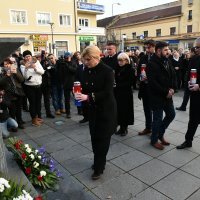 Kolinda Grabar-Kitarović na predizbornom skupu u Slavonskom Brodu